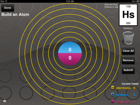 iPad App Atoms HD
