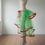 Thumbnail: Tie on Red Ribbon Green Bustle size 8-30