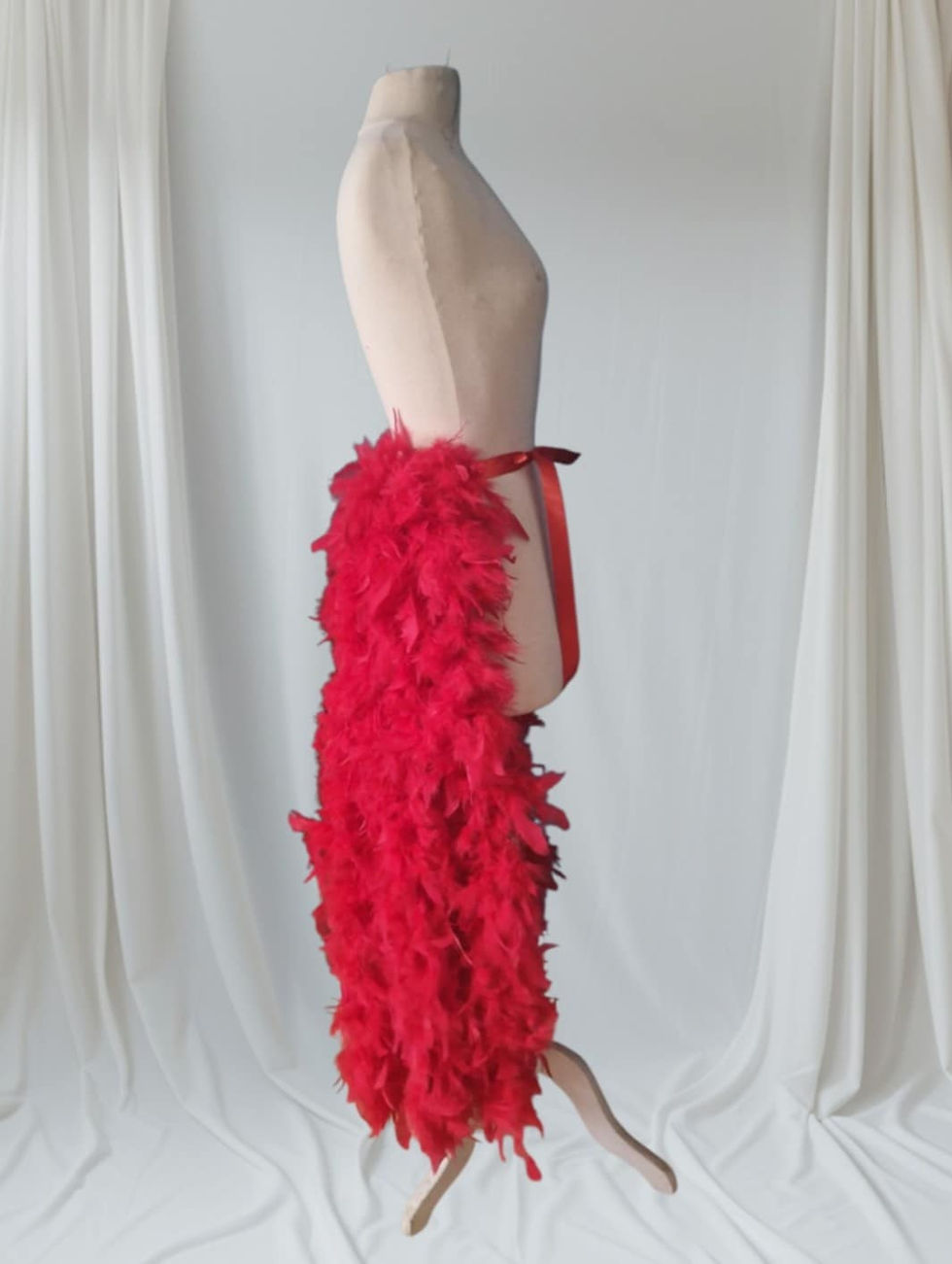 Thumbnail: Wide Long Feather Bustle Tail Train Cosplay Carnival Dance Fantail Showgirl B