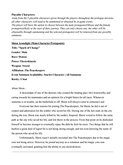 View Character Design