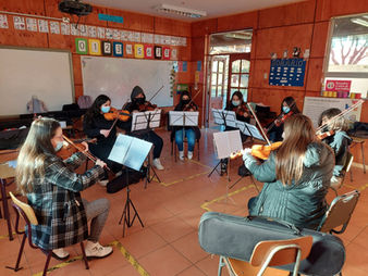 Orquesta Infantil Municipal de Vichuquén prepara sus conciertos de fin de año