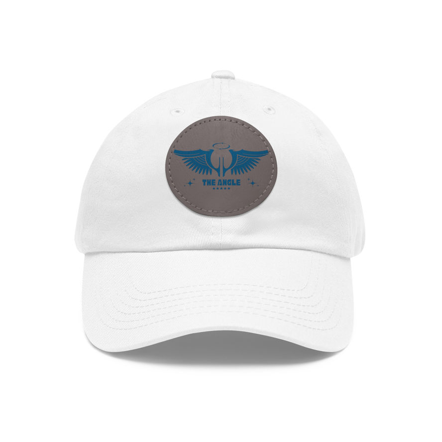 Dad Hat with Leather Patch (Angel)