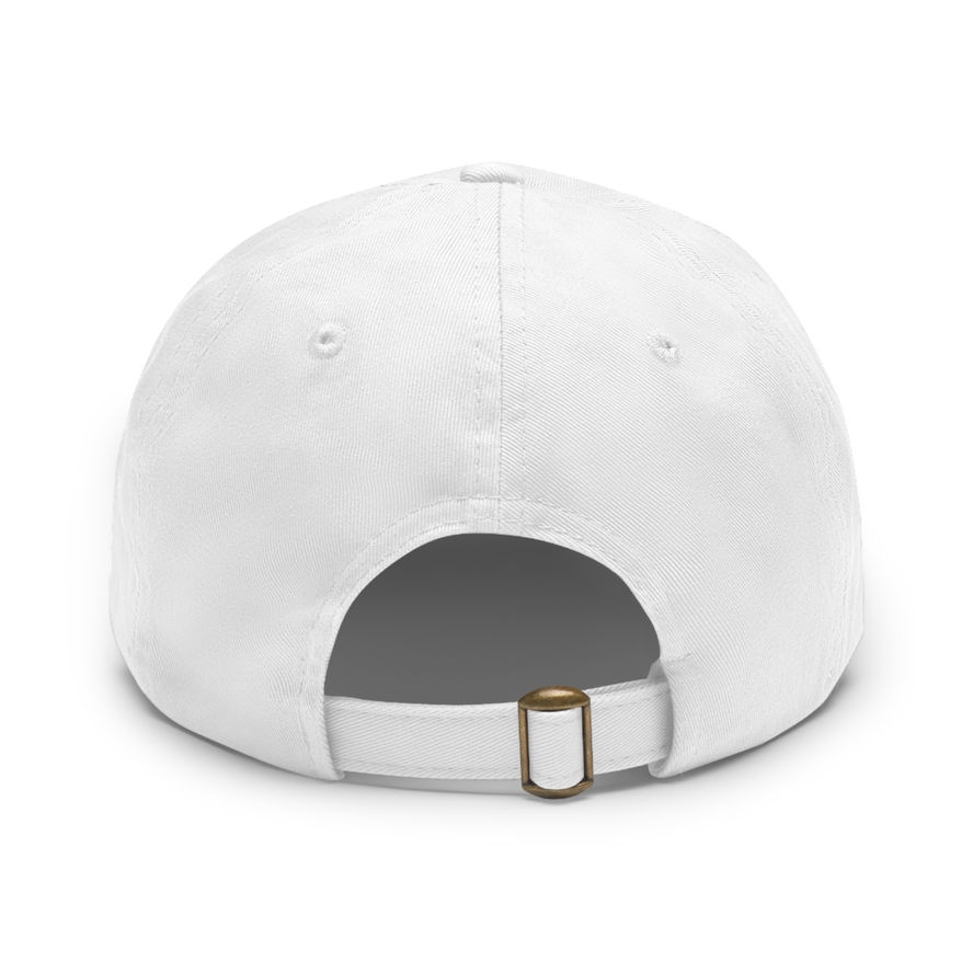 Dad Hat with Leather Patch (Angel)