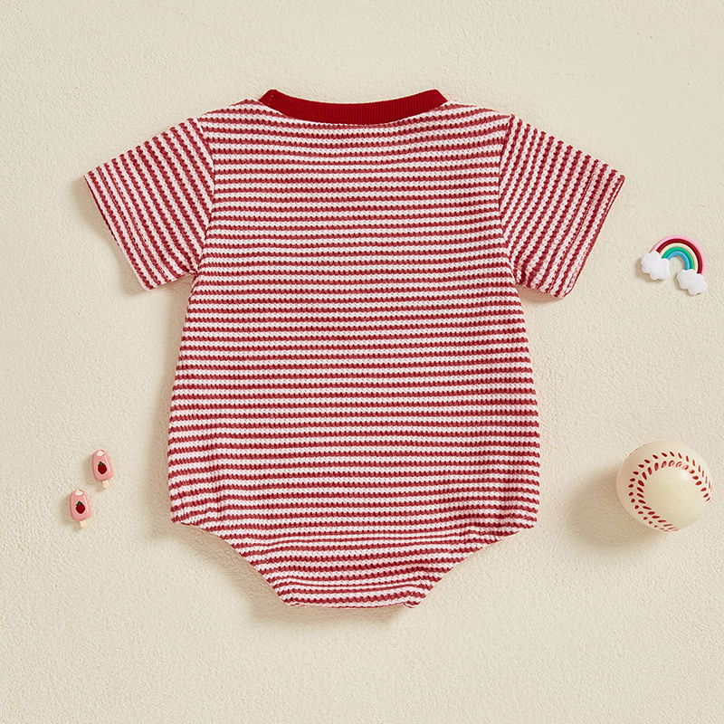 Toddler Girl Floral Print Ruffle Sleeve Romper with Bow Detail Round Neck Jumpsu