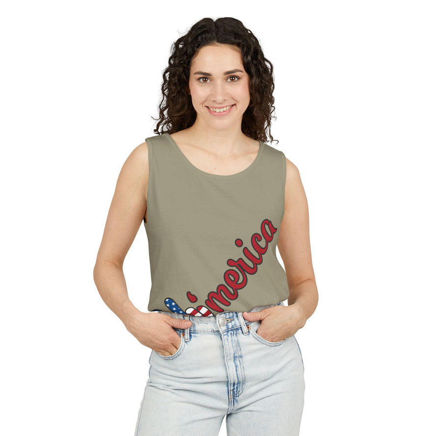 Unisex Garment-Dyed Tank Top (America)