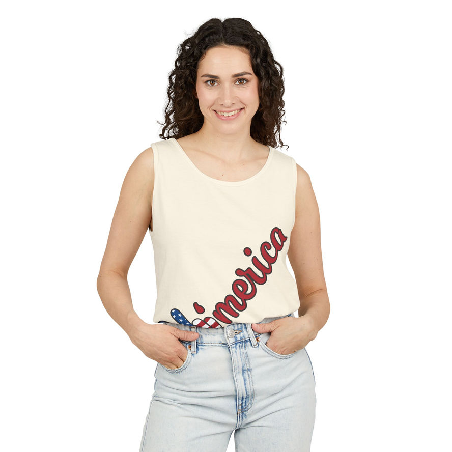 Unisex Garment-Dyed Tank Top (America)