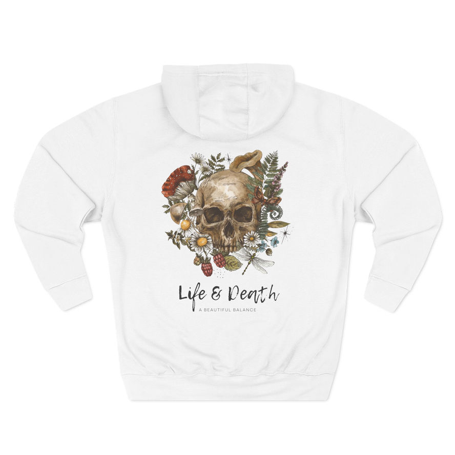 Three-Panel Fleece Hoodie