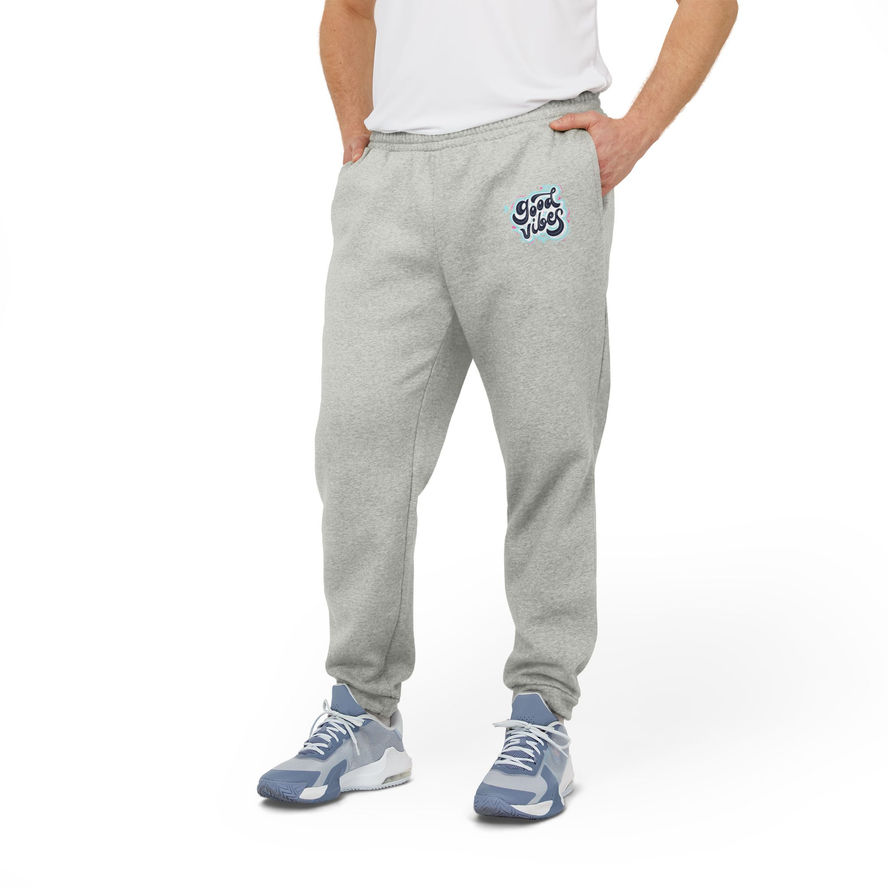 adidas Unisex Fleece Joggers (Good Vibes)