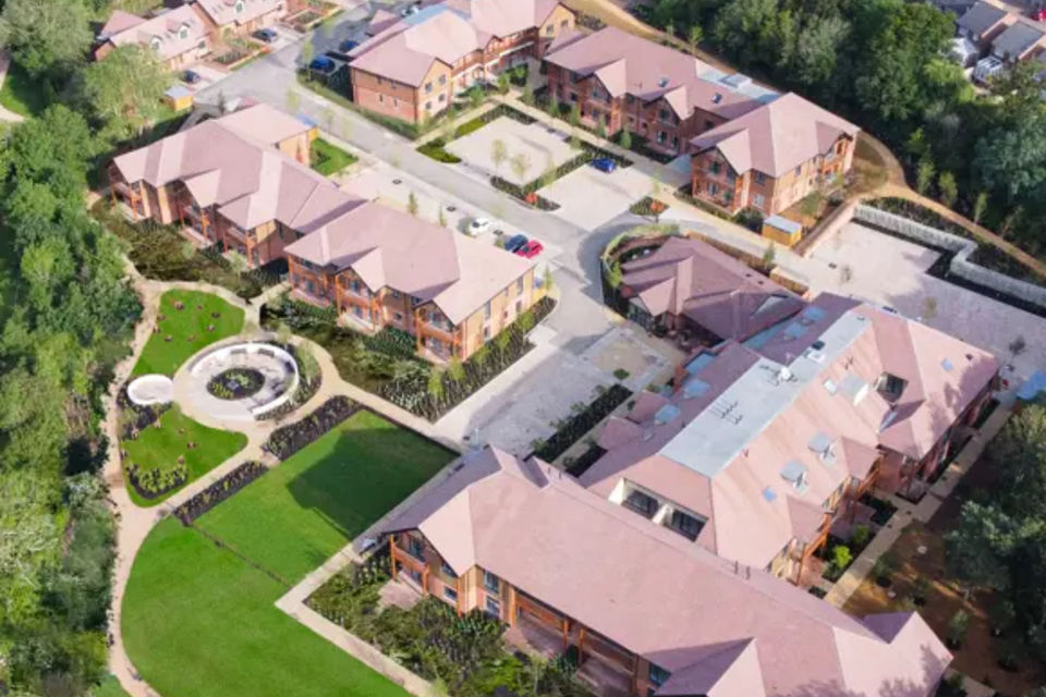 Pitched roofing on multiple residential buildings at Gladwell Park Retirement Village