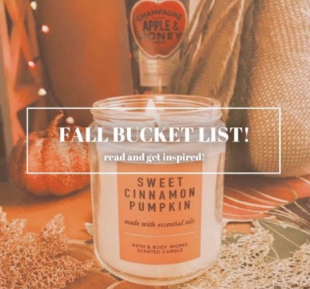 Fall BUCKET LIST!!
