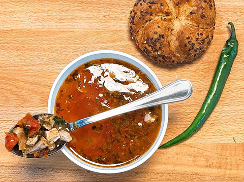 Ciorba de porc cu tarhon