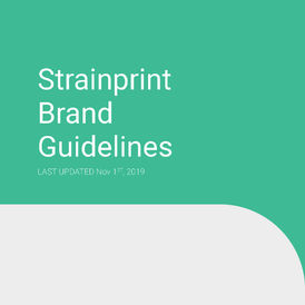Graphic Design | Strainprint Brand Guidelines