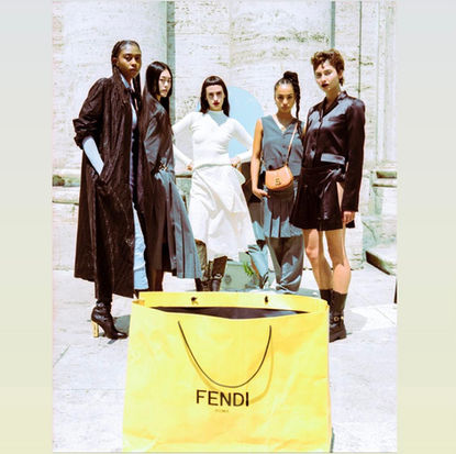 Rome, Fendi Sisters mirror