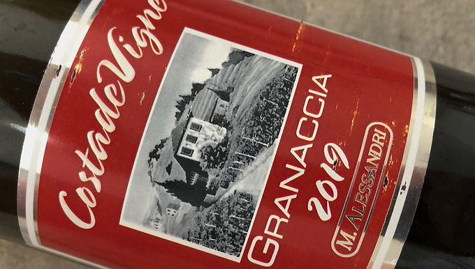 Riviera Ligure di Ponente DOC Costa de Vigne Granaccia 2019, Massimo Alessandri