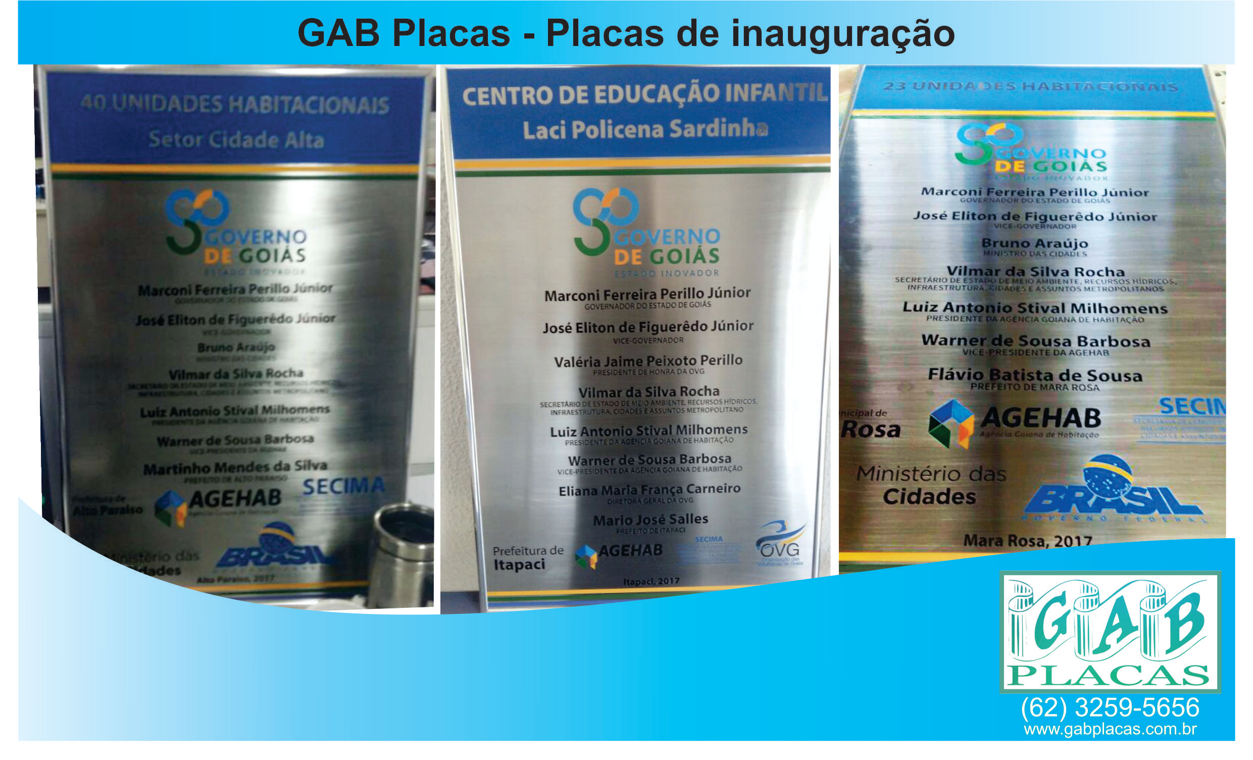 GAB_Placas_Goiânia_GO_-_Placa_aço_escovado_-_cliente_Agehab