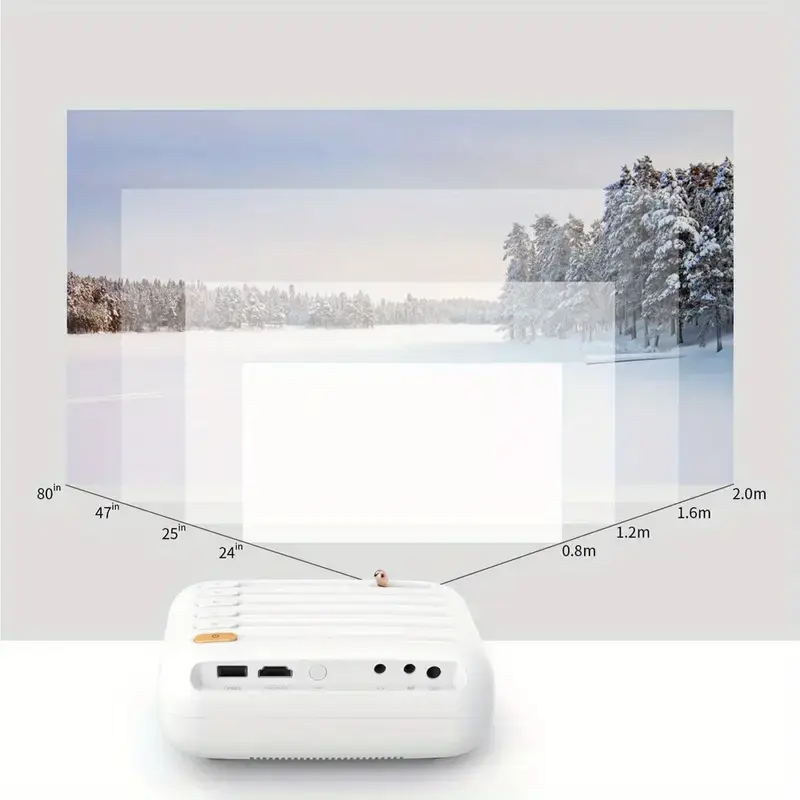 Miniatura: Mini Projector V1 HD 1080P Wireless for Smartphones