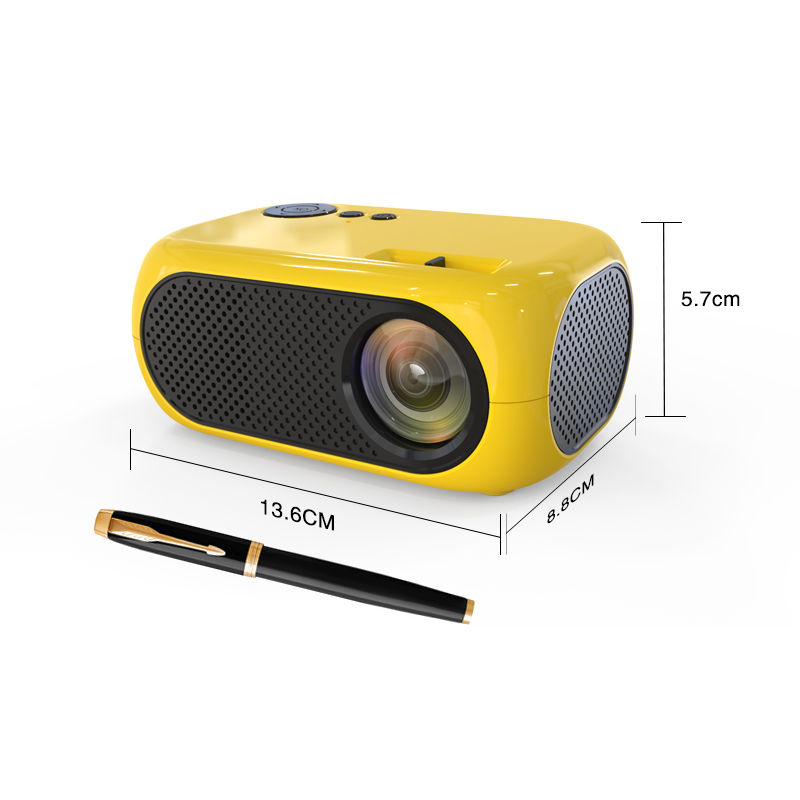 Portable Mini LED Projector 360P HD 1080 Home Use