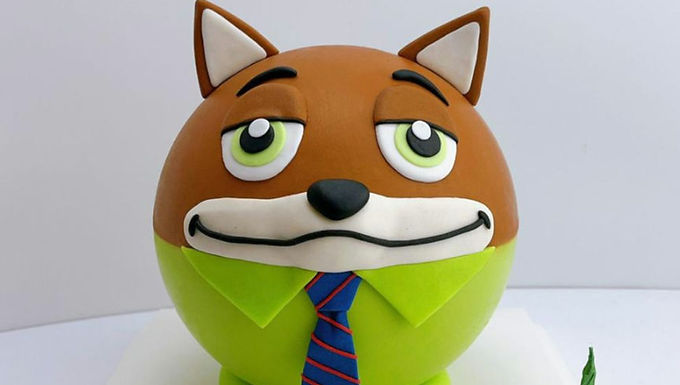 zootopia 狐狸扑爆蛋糕  