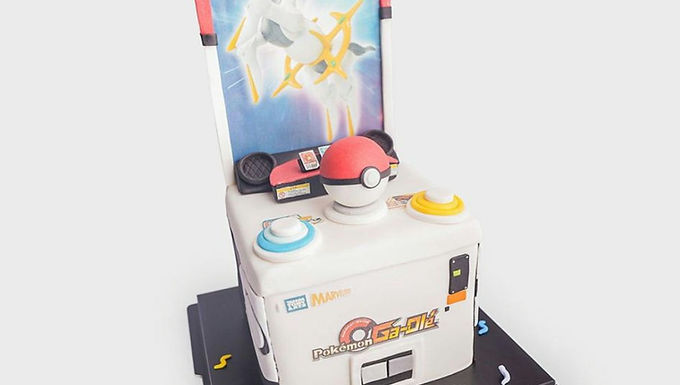 pokemon gaole mezastar 遊戲機蛋糕
