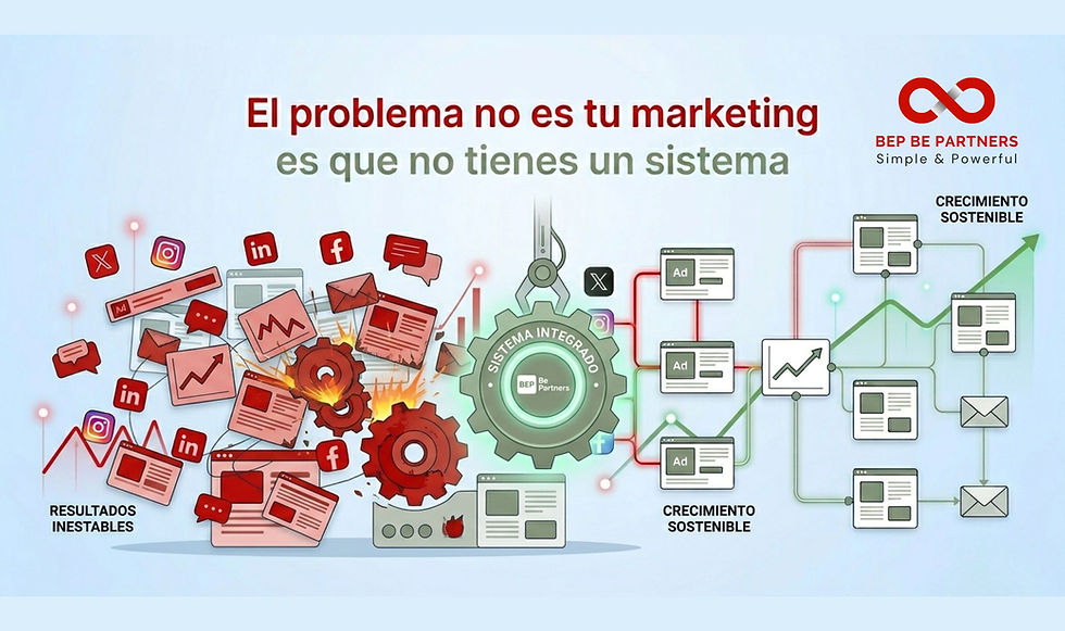 El problema no es tu marketing: es que no tienes un sistema