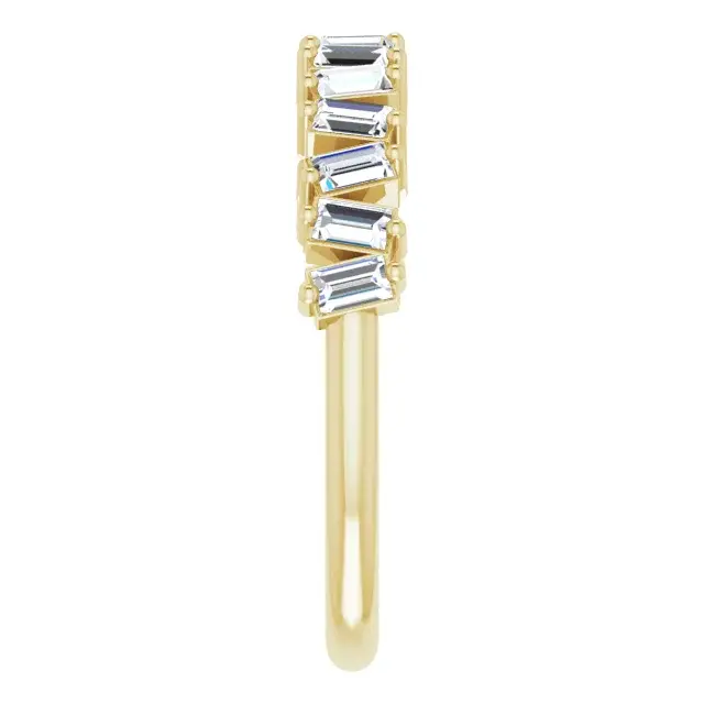 Thumbnail: 14K Yellow Gold 1/2 CTW Natural Diamond Anniversary Band