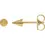 Thumbnail: 14K Yellow Gold Spike Earrings