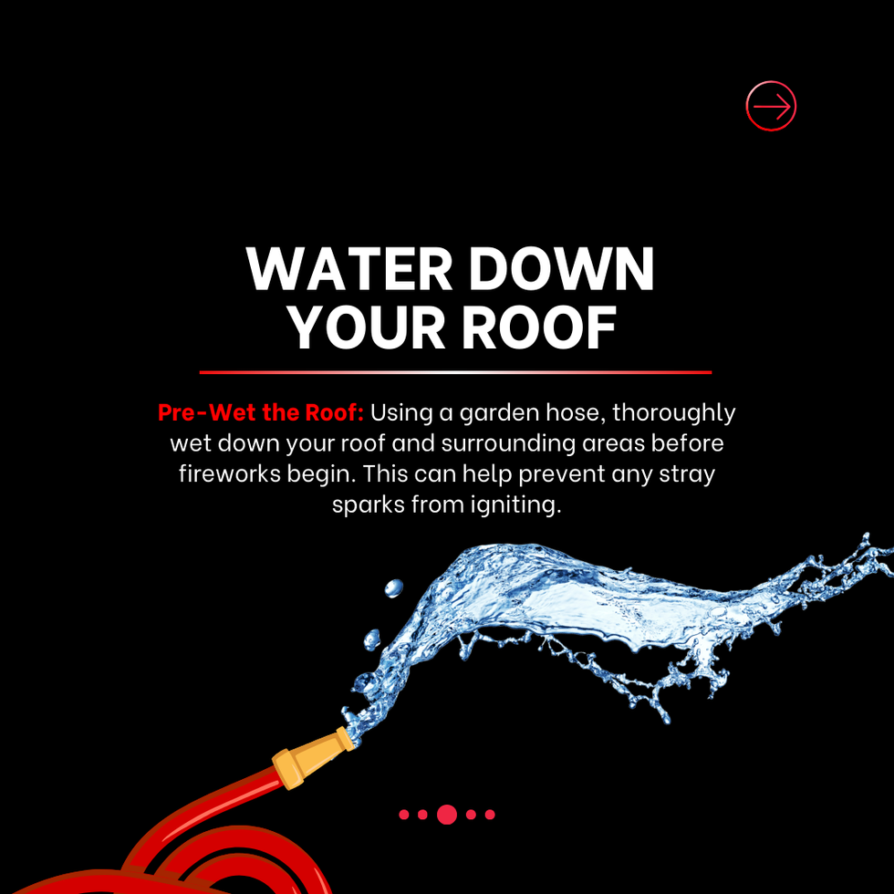 4 steps to protect your roof Firework edition