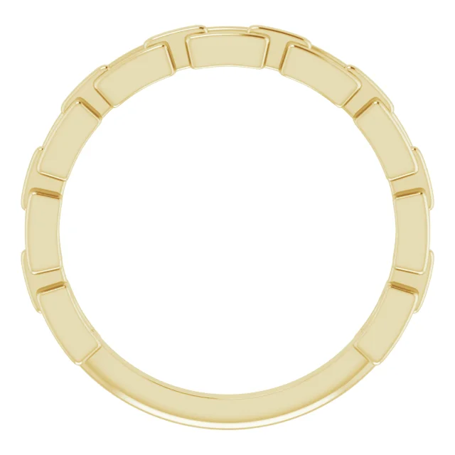 Thumbnail: 14K Yellow Gold Chain Link Ring