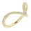 Thumbnail: 14K Yellow Gold 1/4 CTW Natural Diamond Contour Band