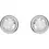 Thumbnail: 14K White Gold 5/8 CTW Rose-Cut Natural Diamond Bezel-Set Earrings