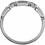 Thumbnail: 14K White Gold 1/6 CTW Natural Diamond Chain Link Ring