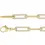 Thumbnail: 14K Yellow  Gold 1 CTW Natural Diamond Elongated Link 7" Bracelet