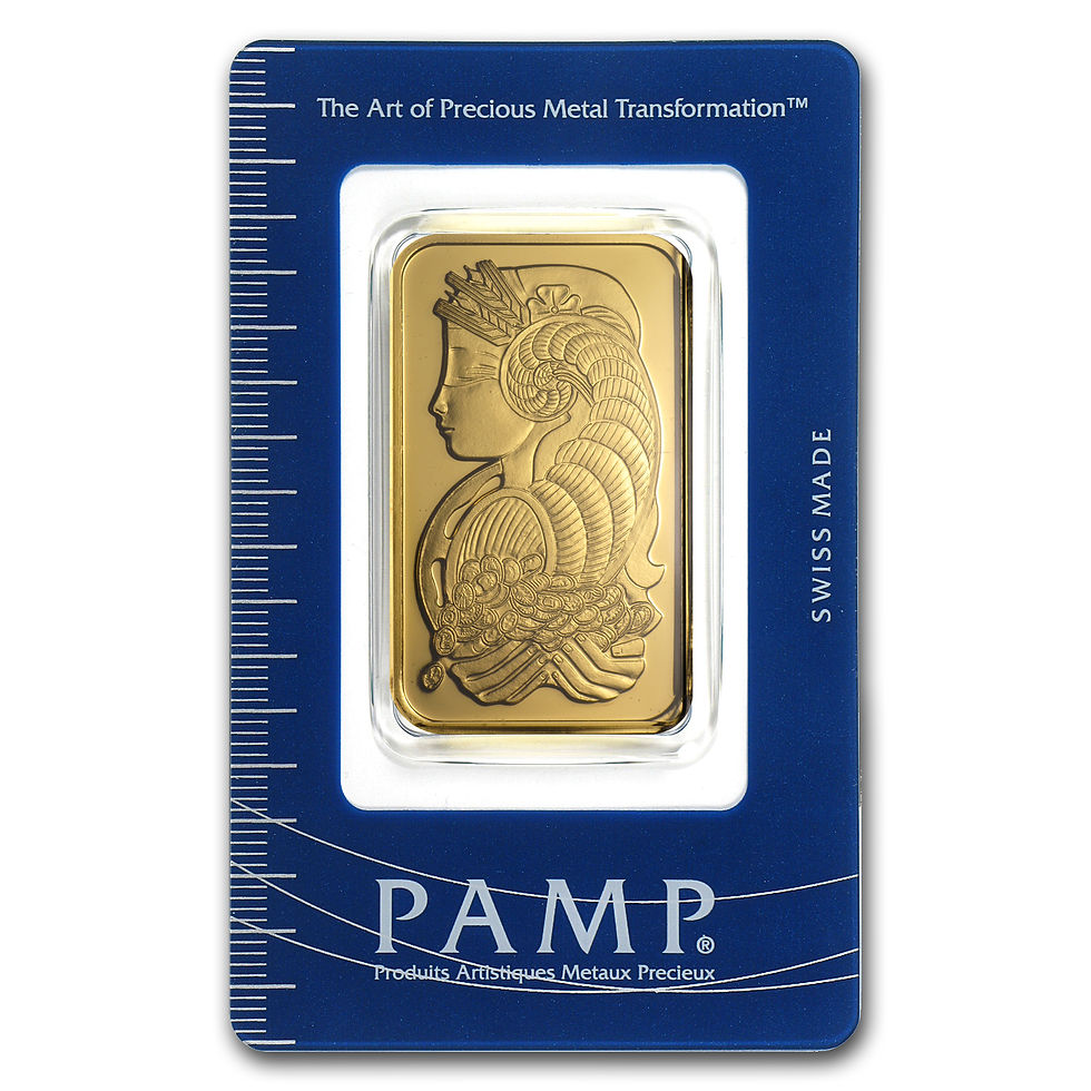 Gold Pamp Bullion Bar