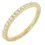 Thumbnail: 1.8 mm Natural Round Cut Diamond 1/4 CTW Anniversary Band