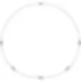 14K White Gold 1/3 CTW Natural Diamond 7-Station 24" Necklace
