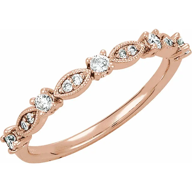 Rose Gold Diamond Ring