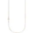 14K Rose Gold Off-Center Sideways Cross 16 Inch Necklace