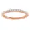 Thumbnail: 1.8 mm Natural Round Cut Diamond 1/4 CTW Anniversary Band
