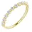 Thumbnail: 14K Yellow Gold 2 mm Natural Diamond Round Anniversary Band