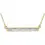 Thumbnail: 14K Yellow Gold 3/4 CTW Natural Diamond Bar 17" Necklace