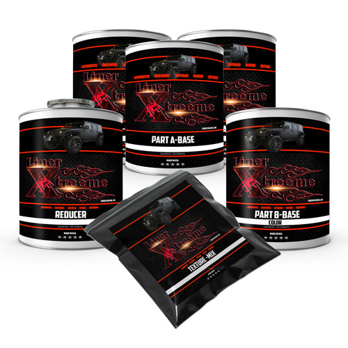 Small Black Kit Liner Xtreeme Kevlar Rubber Spray On Liner