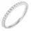 Thumbnail: 1.8 mm Natural Round Cut Diamond 1/4 CTW Anniversary Band