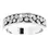 Thumbnail: 14K White Gold 1/5 CTW Natural Diamond Wedding Band