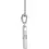 Thumbnail: 14K White Gold 1/5 CTW Natural Diamond Tree of Life 16-18 Inch Necklace