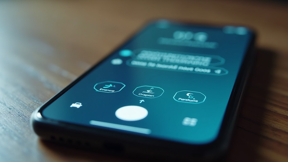 Close-up view of a chatbot interface on a smartphone screen