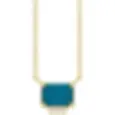 Natural London Blue Topaz & .025 CTW Natural Diamond 18" Necklace