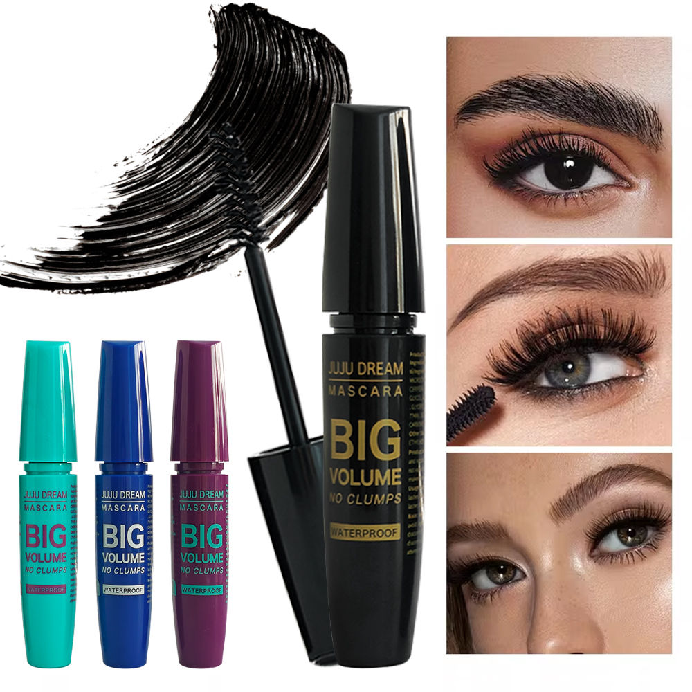 Black Mascara Thickening - Long-Lasting, Volumizing , Fiber Formula with 360° S