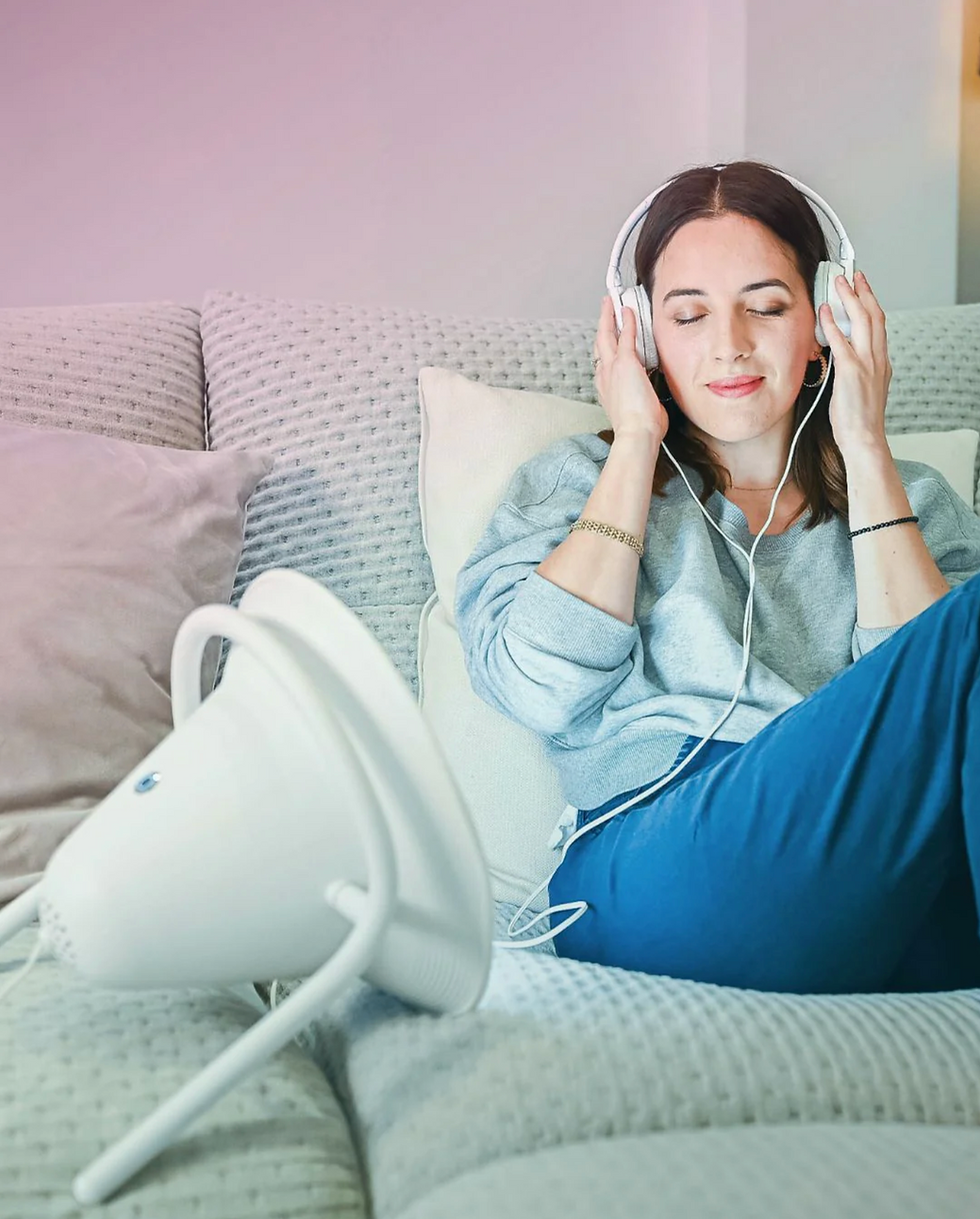 Séance de photostimulation