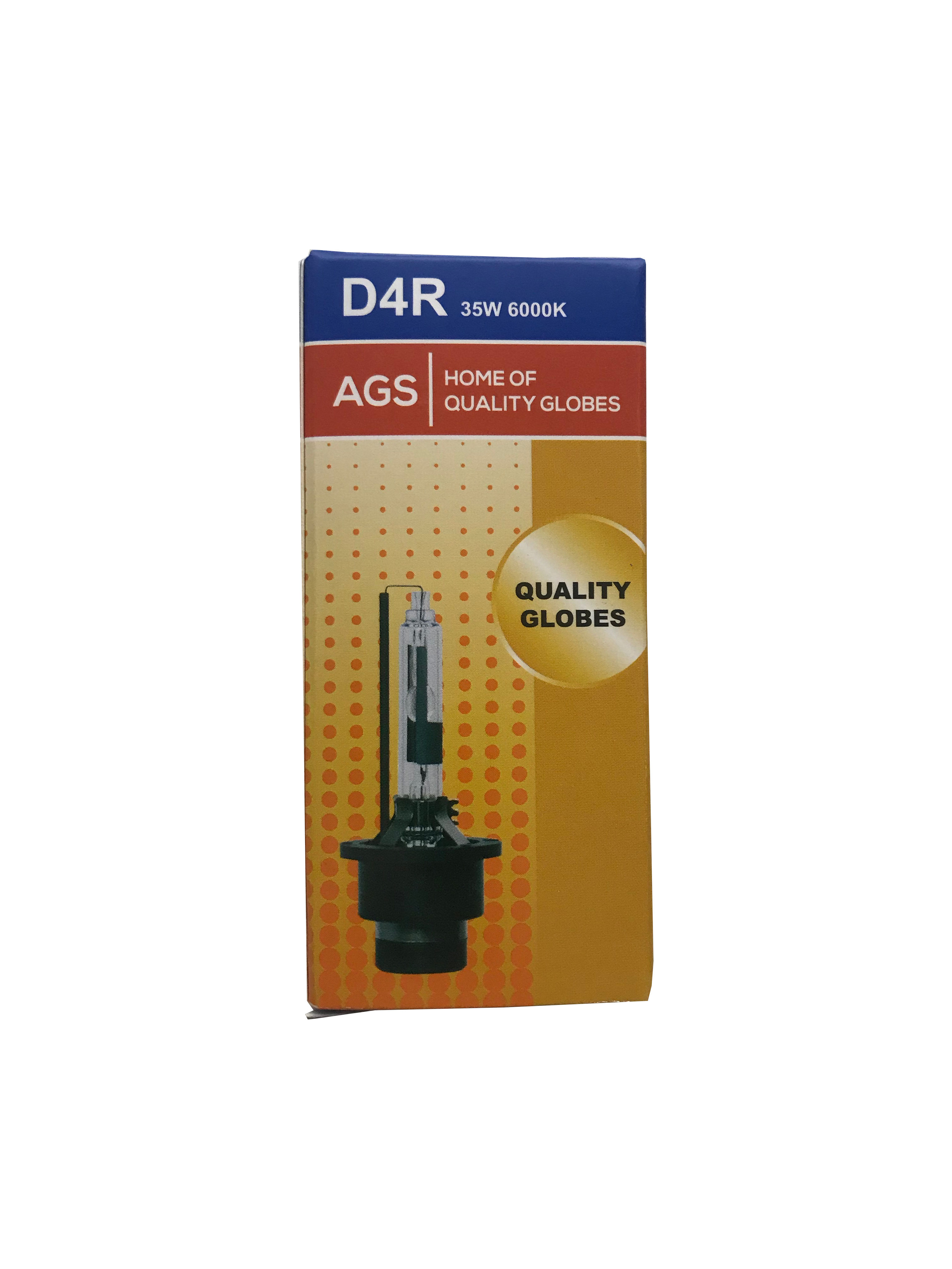 AGS D4R 6000K HID Xenon Globe