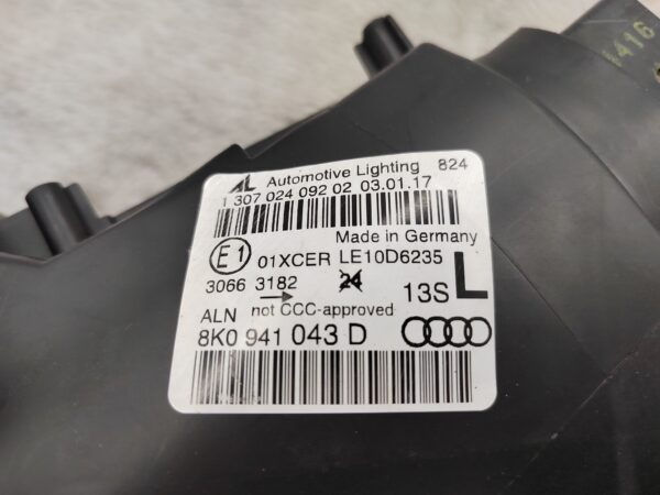 Thumbnail: AUDI A4 B8 2011-2014 XENON L.H.S HEADLIGHT ASSEMBLY